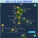 2023,3,5 필리핀 오늘의 날씨 이미지