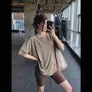 슬림핏휘트니스(259) | 피트니스와 스타일을 동시에 살리는 슬림핏 여성 운동 티셔츠