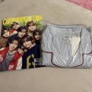 오끼뜨 스탠다트 티킹 스트라이프 반소매 화이트 컬러 후기