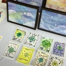 신창여자중학교 | 아임파인땡큐 / 신창여자중학교 여름방학 <드로잉...오일파스텔+수채화+아크릴+레진아트 / 5회차 수업 후기