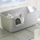 디자인4캣츠 | "캣츠태그 BESPOKE 묘래박스 롱 고양이 화장실 대형" 후기 및 화장실 추천