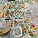 목포 북항 회센터 맛집 동호네 횟집, 고맙다바다야_스끼다시 엄청 많은 곳
