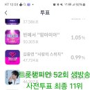 트롯챔피언 생방송 사전투표 귀인 최종 11위! 히든트랙 맏내딸 최종 8위!! 이미지