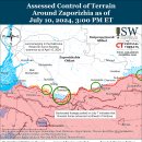 러시아 공세 캠페인 평가, 2024년 7월 10일(우크라이나 전황 이미지