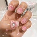 텐컬러네일 | 마곡 네일 추천, 마곡역 네일 폼폼네일 마곡점에서 받은 설탕 젤리 같은 네일