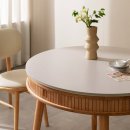 진아트덴탈 | 라움에스SR 데이지 템바보드 원형 세라믹 식탁 1000mm 월넛, 우리 집 주방 분위기 체인지!