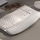 웨이브피씨방(WAVE PC) | 인체공학 웨이브 키보드 한글타이핑 최적화 무선 블루투스 로지텍코리아 WAVE KEYS 핑크 화이트 블랙