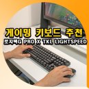 게이밍 키보드 추천 로지텍G PRO X TKL LIGHTSPEED 후기