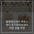 캔디하우스 | 발렌타인데이 하우스캔디 후기화이트데이 사탕 선물 추천