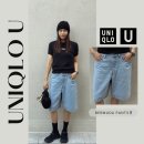 유니클로 U 데님버뮤다팬츠 신상컬러 리얼리뷰
