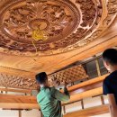 Mr Van Design Beautiful Wood Decorate Vintage Ceiling 이미지