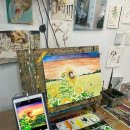 서양화(연필파스텔화) 이미지