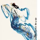 미술품경매 중국화가 풍원(b.1952) 분월도 冯远（b.1952） 奔月图 이미지