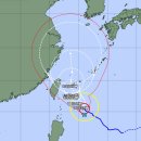 12호태풍 무이파 예측 경로 이미지