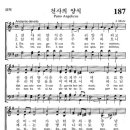 [가톨릭성가] 187번 - 천사의 양식/파트별 연습 이미지