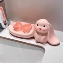 핑크토끼 | 욕실이 이렇게 귀여워져도 되나요?🐰핑크 토끼 비누 받침대 리뷰