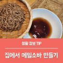 메밀소바 육수 만들기, 가쓰오부시 쯔유활용 더미식 메밀소바 후기!