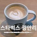 스타벅스광안리점 | 광안리 카페, 스타벅스 광안리점. 부산 광안대교 바다뷰.
