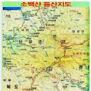 소백산 종주(죽령-구인사) 지도 및 Time table 이미지