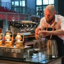 커피 바리스타 과정 이미지