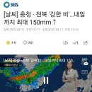 [날씨] 충청 · 전북 '강한 비'…내일까지 최대 150mm↑ 이미지