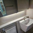 아산로 | 욕실리모델링 아산온천미소지움 거실욕실/안방욕실/현관타일/주방타일 전체 리모델링 시공후기[구일타일]