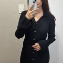 이너엘리 | 시에 SIE 25FW 신상 I 엘리 리브드 니트 드레스 스탠다드 / 롱 기장 비교 착용컷 구매 후기