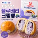 GS25서사라중앙점 | GS25 신상 상큼 달콤의 정석 정말 맛있는 서울우유 블루베리크림빵 내돈내산 솔직 후기
