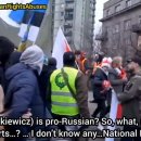 폴란드 바르샤바에서 우크라이나 아조프 깃발 든 참가자vs 폴란드 민족주의자 충돌! 이미지
