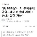 "美 10조달러 AI 투자붐에 균열…데이터센터 계획 35%만 실현 가능" 이미지