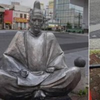 술취한 日 경찰, '도요토미 히데요시' 동상 머리 잘라