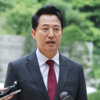 오세훈, 당선 후 재판 첫 출석‥개표소 시위 질문엔 묵묵부답