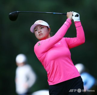 주수빈 프로 LPGA 경기 장면