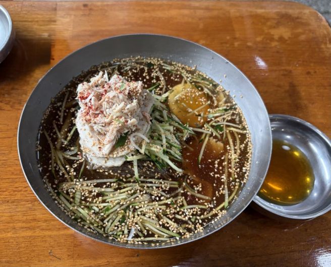 [군산] 뽀빠이 냉면 | 간장 닭육수의 독보적 냉면, 현지인 맛집 추천