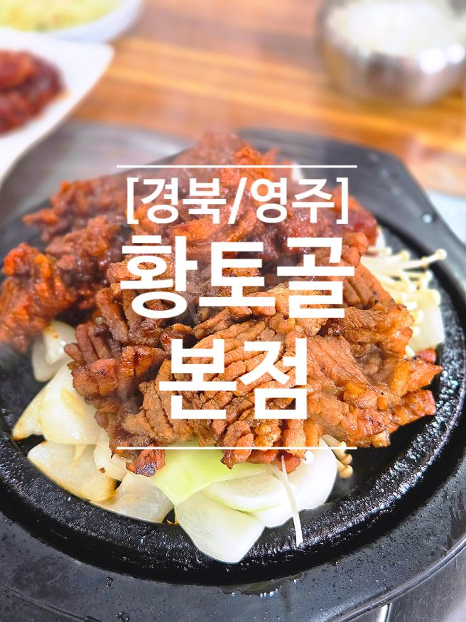[경북/영주] 영주 여행 풍기 맛집 돌판 인삼 석갈비 추천 황토골 본점