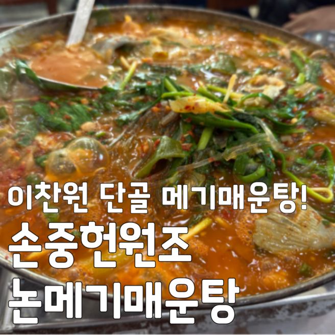 전현무계획4 이찬원 단골 대구 메기매운탕! 손중헌원조논메기매운탕 당면 리필 꿀팁