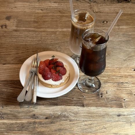 [강원도/춘천] 포지티브즈, 딸기 타르트 맛집 감성 카페 (귀여운 고양이 있음요) 🍓🐱