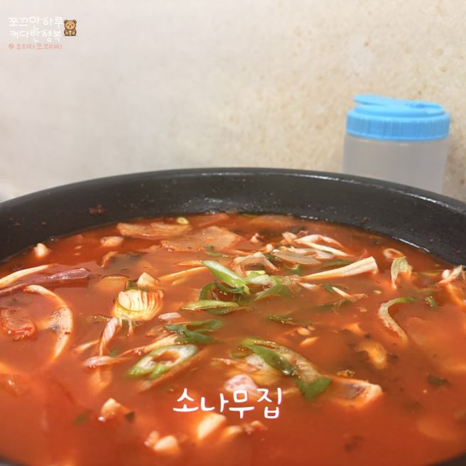 대전 중구 맛집 소나무집 - 칼칼한 오징어찌개와 두부부침
