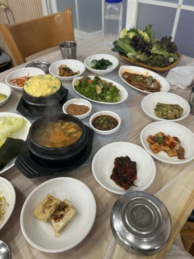 울산 동구 가성비 한정식 맛집 전하동 한마음숯불갈비쌈밥