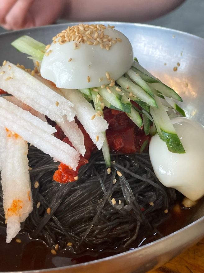 속초중앙시장냉면 찾는다면? 35개월 아기와 함흥냉면옥 속초본점, 물냉면·함흥냉면 후기