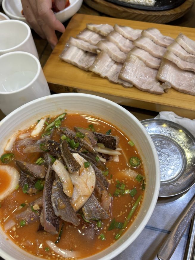 제주맛집 향토음식점 제주도라지식당 재방문 맛집 자리물회 돔베고기 갈치구이