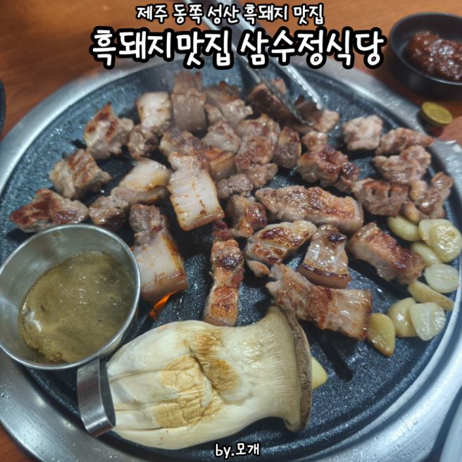 제주 동쪽 흑돼지 맛집 : 삼수정식당 서귀포 성산 제주도 로컬 맛집 제주여행 내돈내산 솔직 찐후기