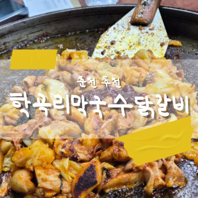 춘천맛집 추천_학곡리막국수닭갈비_또간집 추천 1등
