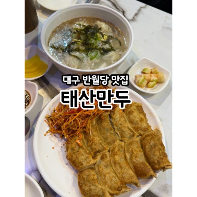 대구 3대 만두 반월당 맛집 태산만두 비빔군만두 후기