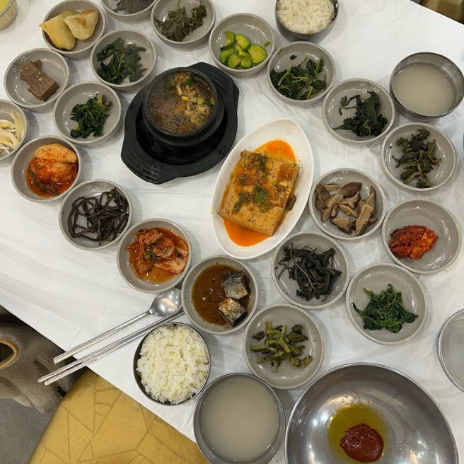 평창 맛집 부일식당 산채 50년전통 13년 연속 블루리본 20여가지 반찬 백반 황태구이 더덕구이 계방산...