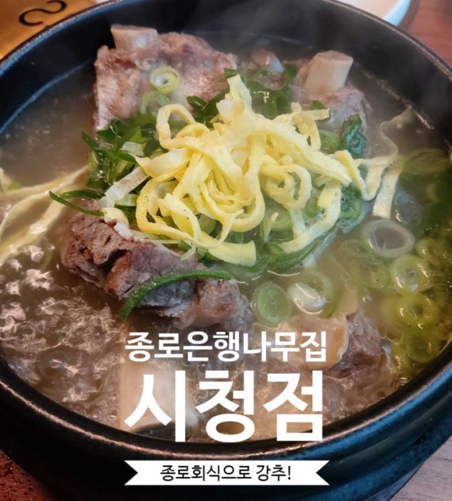 종로은행나무집 시청점 다녀왔어요🍲