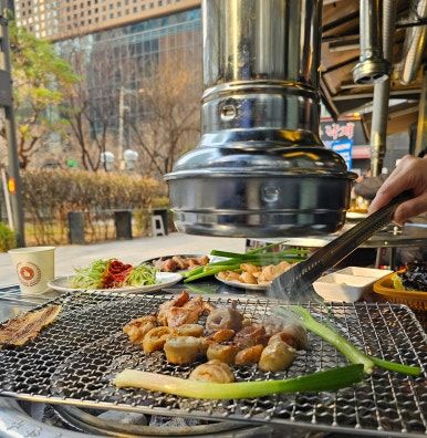 [서울 종로구] 서울 야장 맛집 광화문 미진숯불막창 야장 - 소절창 &amp; 돼지막창 &amp; 껍데기
