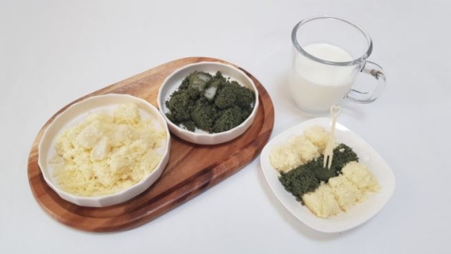카스테라인절미 아이 간식부터 디저트까지 즐기는 둥이당 기본맛 쑥인절미