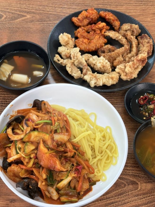 포항 중식당 연일 맛집 추천 탕수육 무제한 택전반점