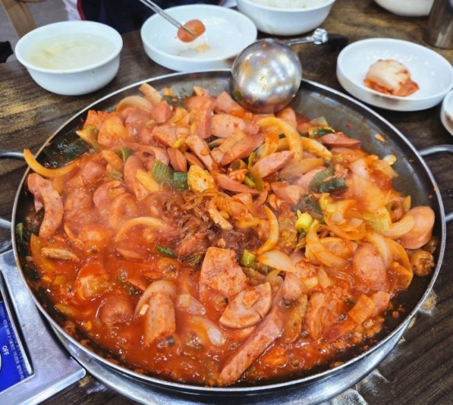 포천 송우리 호수식당 동두천 40년 전통 부대찌개를 그대로,